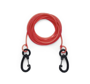 Buoys and equipment - line C4, elastic line for buoys, two pom carabiner